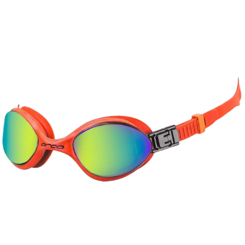 Orca Killa 180 Swimming Goggles High Vis in Orange